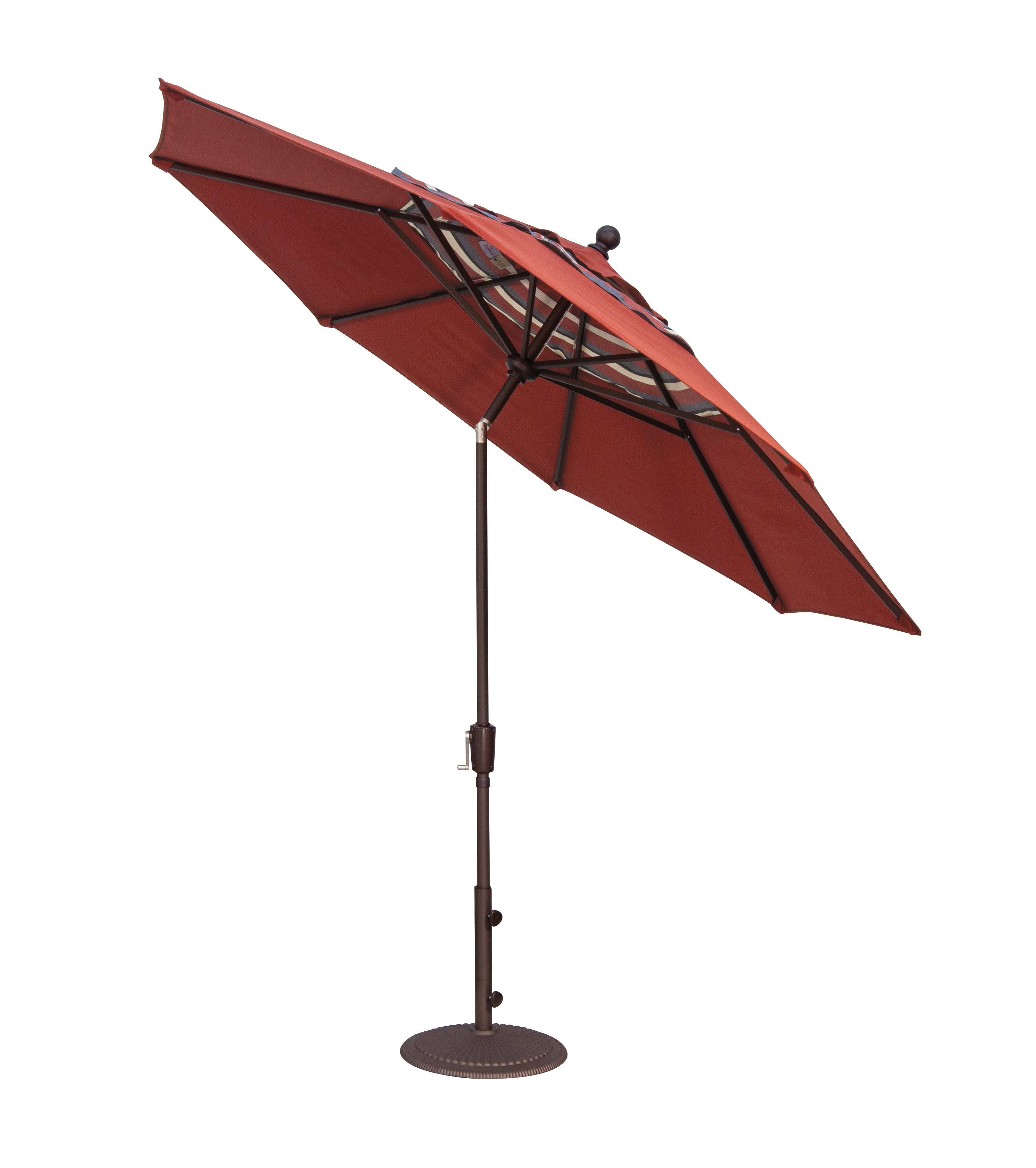 9' PUSH BUTTON TILT Market Umbrella by Treasure Garden
