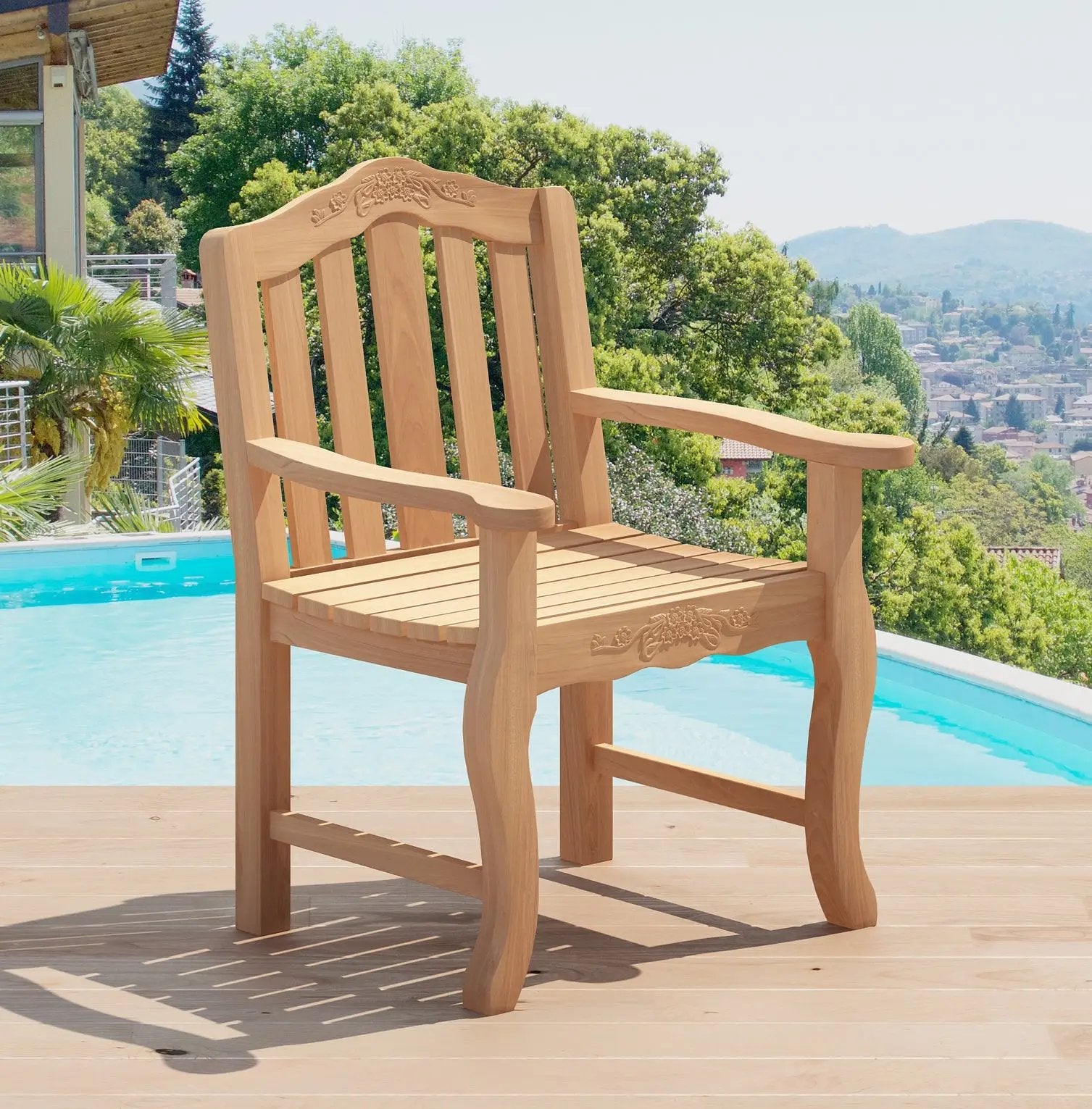 Royal Teak Wildflower Arm Chair