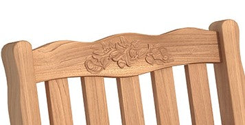 Royal Teak Double Rose Arm Chair