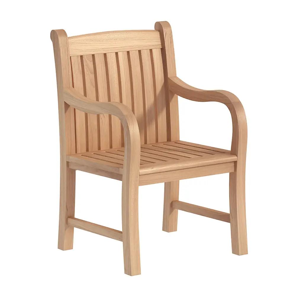 Royal Teak Bolton Roll Arm Chair