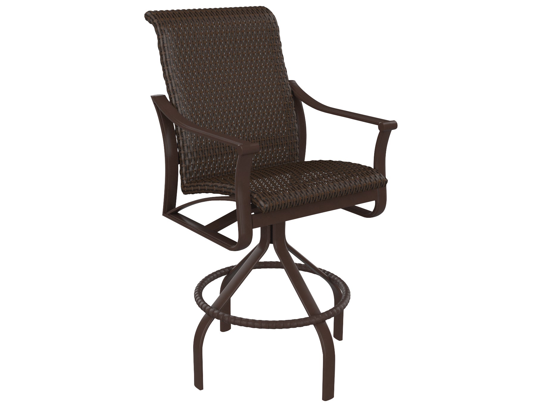 Corsica Woven 28" Swivel Bar Stool by Tropitone