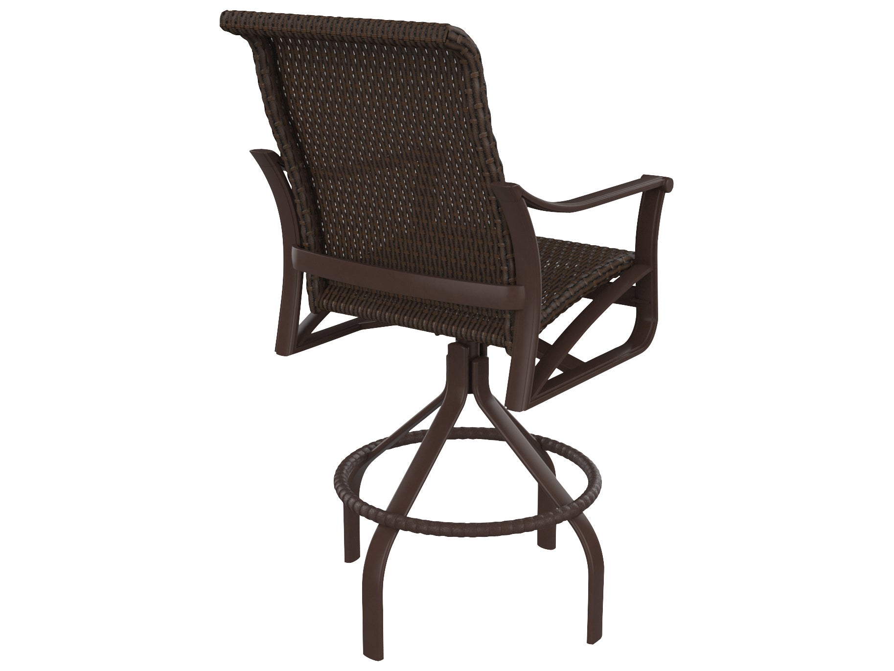 Corsica Woven 28" Swivel Bar Stool by Tropitone