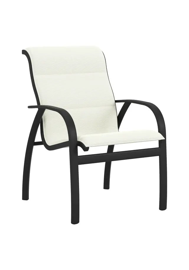 Geneva Padded Sling Low Back Dining Chair by Tropitone