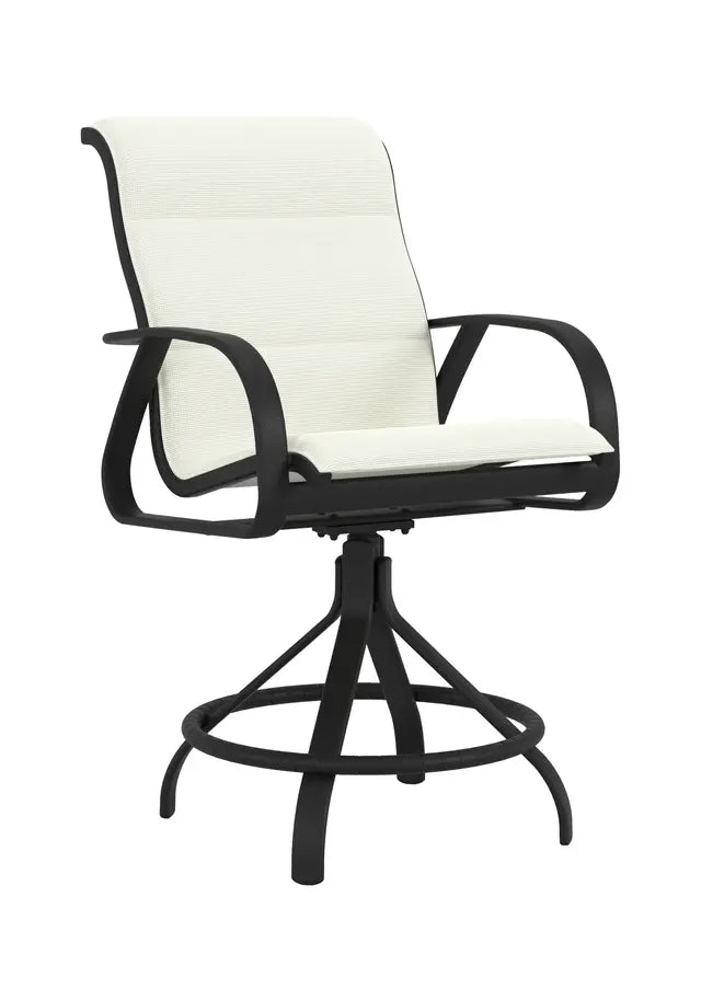 Geneva Padded Sling 30" Swivel Bar Stool by Tropitone