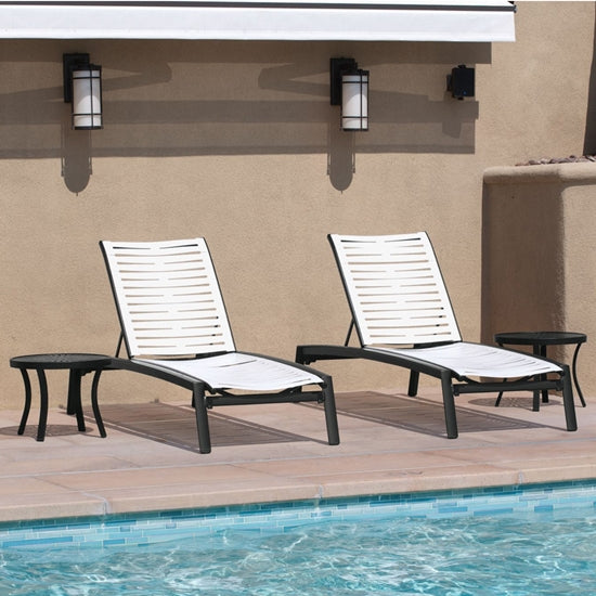 Elance Armless Chaise Lounge Wave Segment by Tropitone