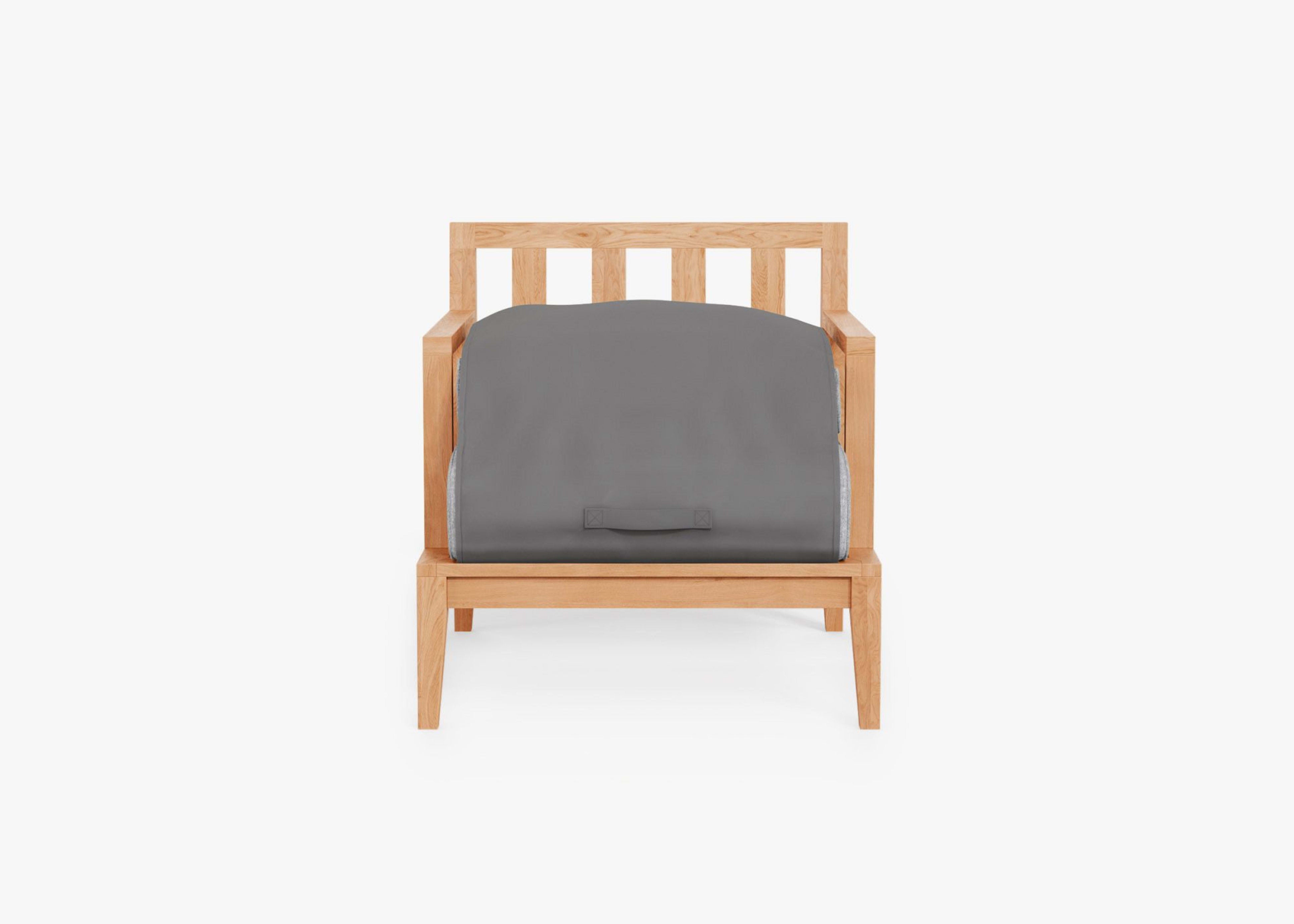 Teak Outdoor Club Armchair by Outer