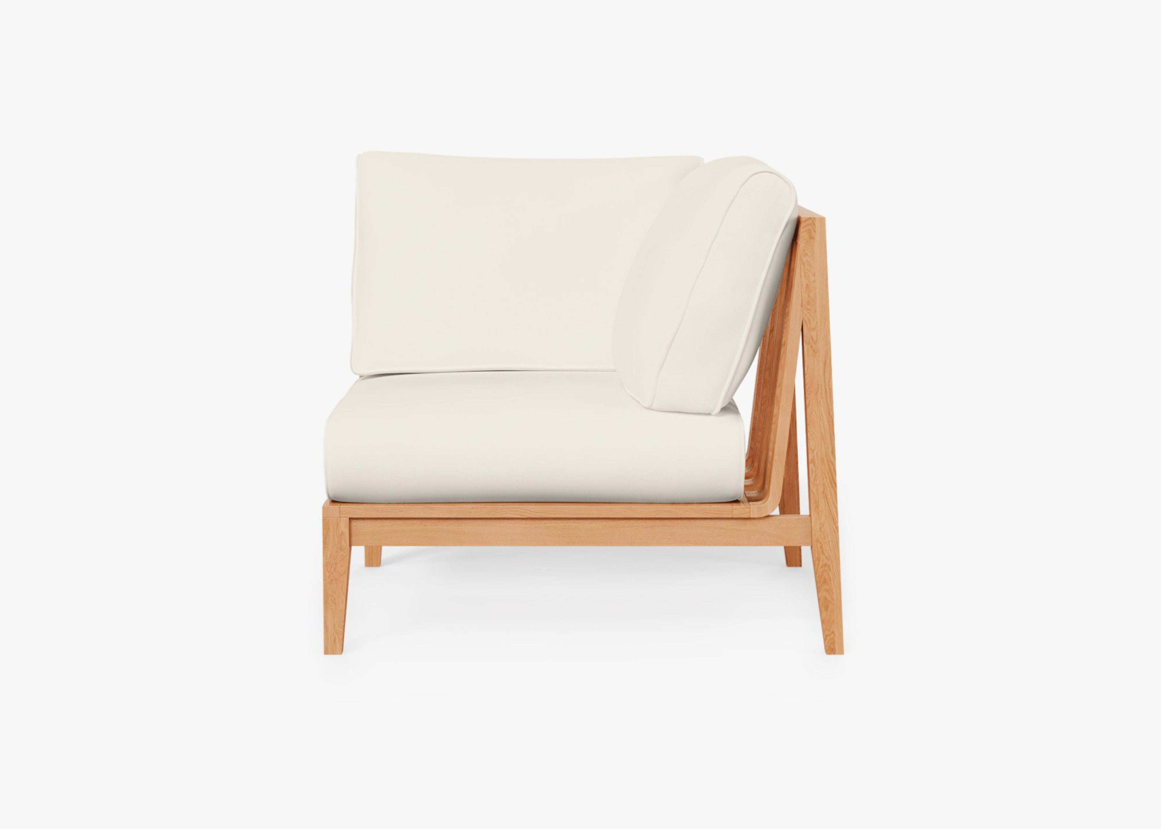 Teak Outdoor Corner Chair