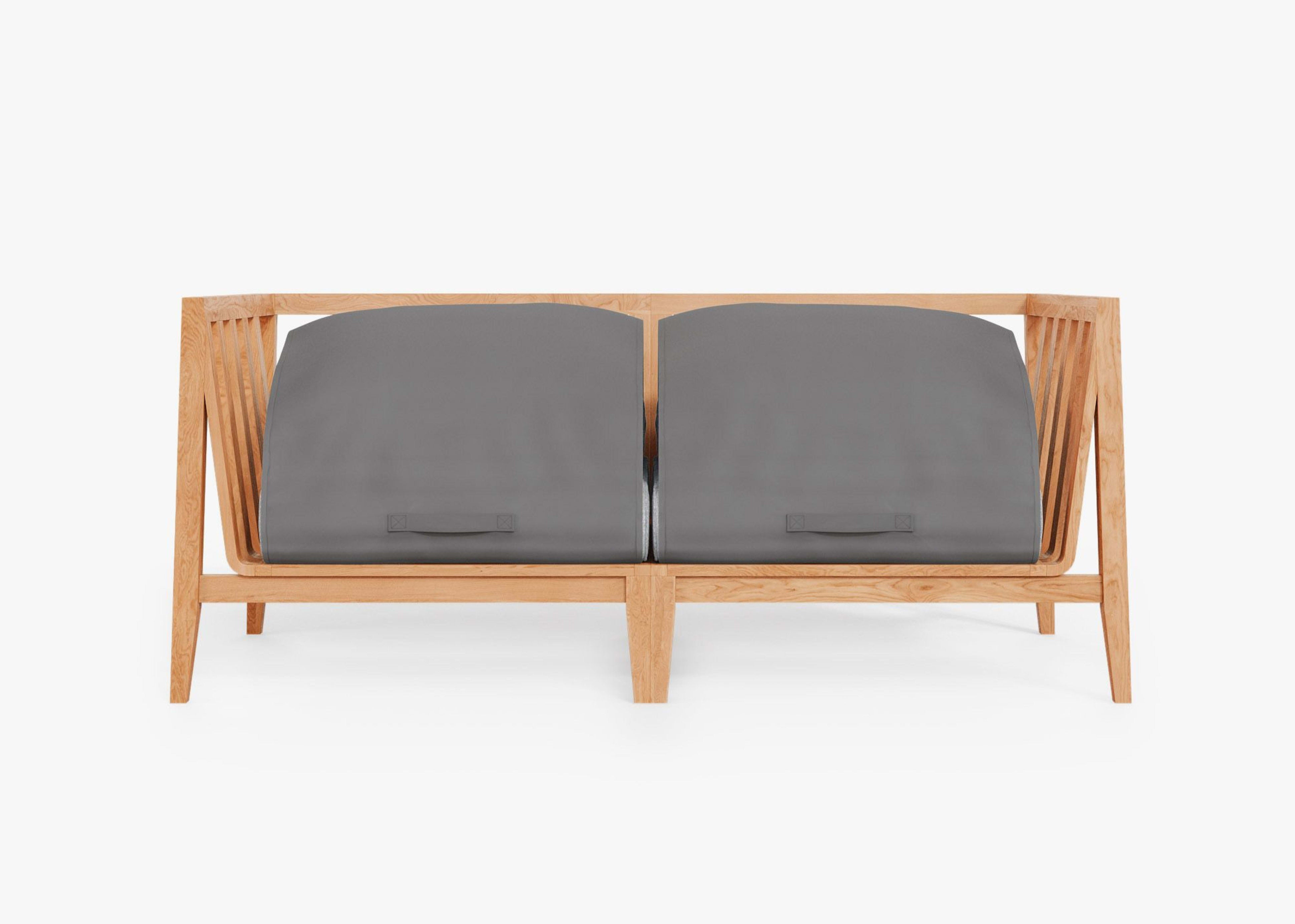 Teak Outdoor Loveseat Outershell