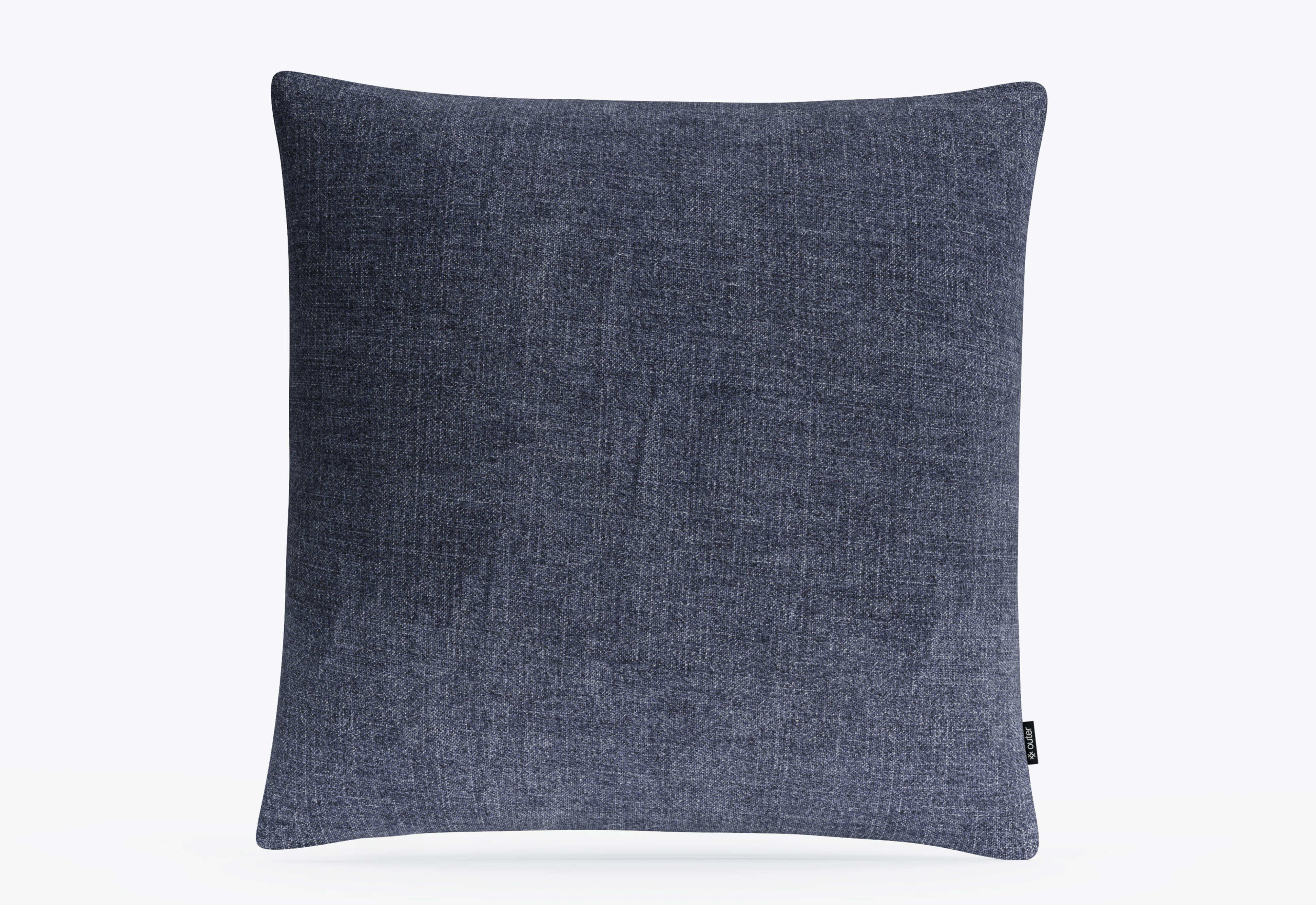 20" x 20" Deep Sea Navy Color OuterWeave Outdoor Throw Pillows By Outer