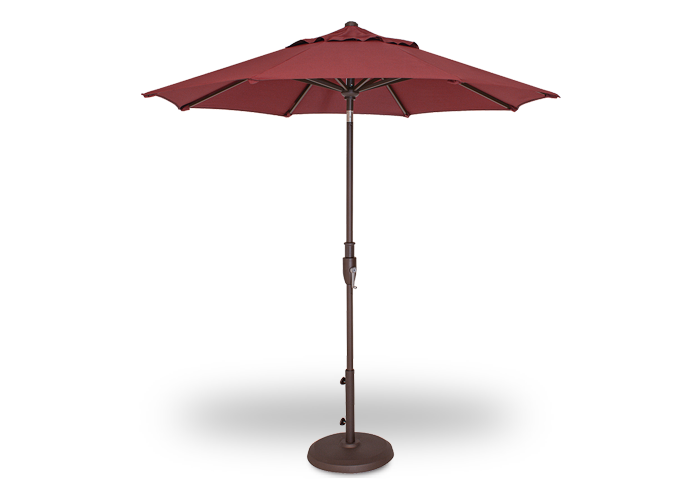 lower pole for patio umbrella 7.5' GLIDE TILT BOTTOM POLE