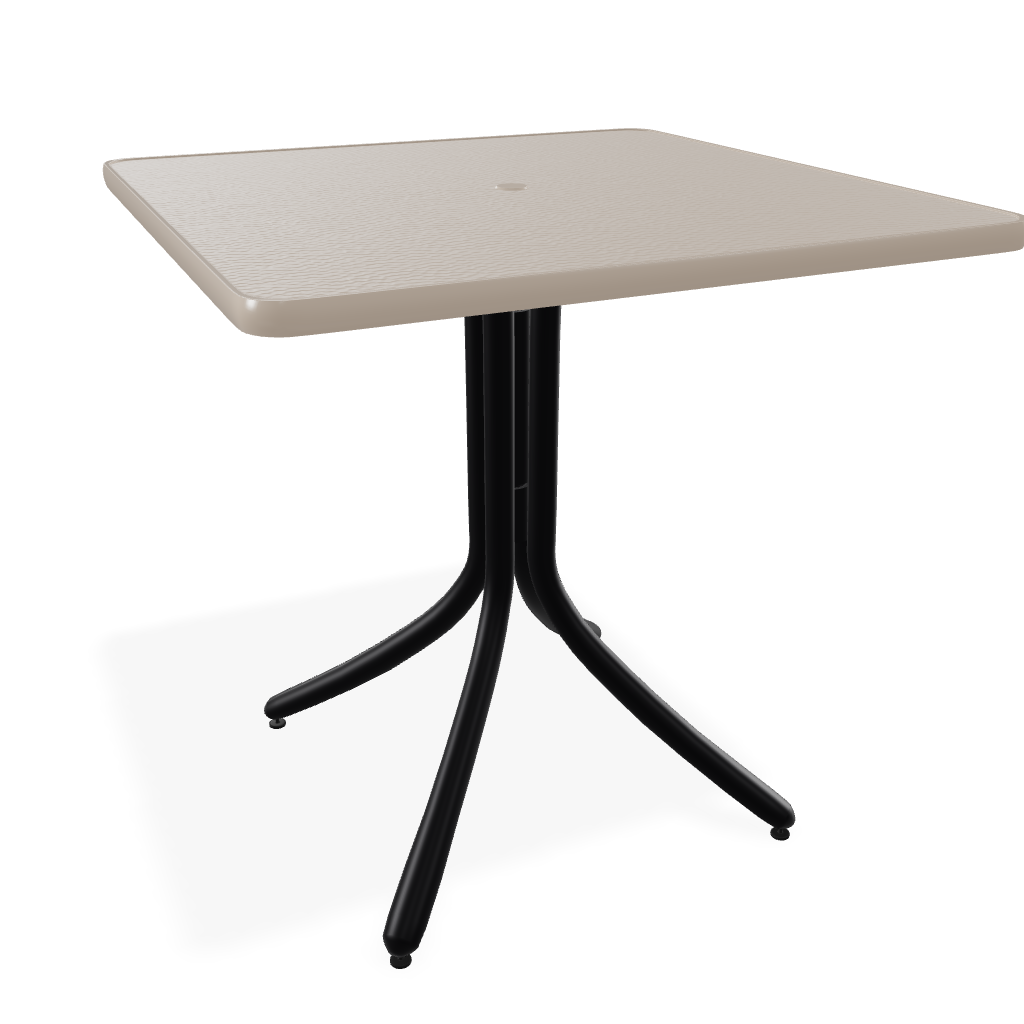 36" Square Value Hammered MGP Top Tables By Telescope
