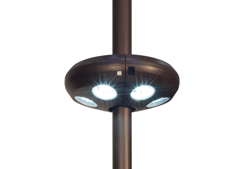 VEGA-L-Black Umbrella Light