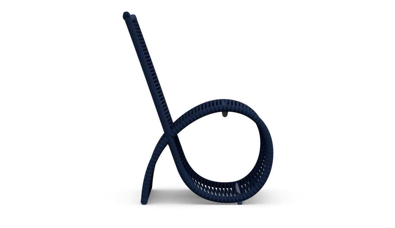 Wave Dining Chair (QTY 2) - Midnight Blue by Azurro Living