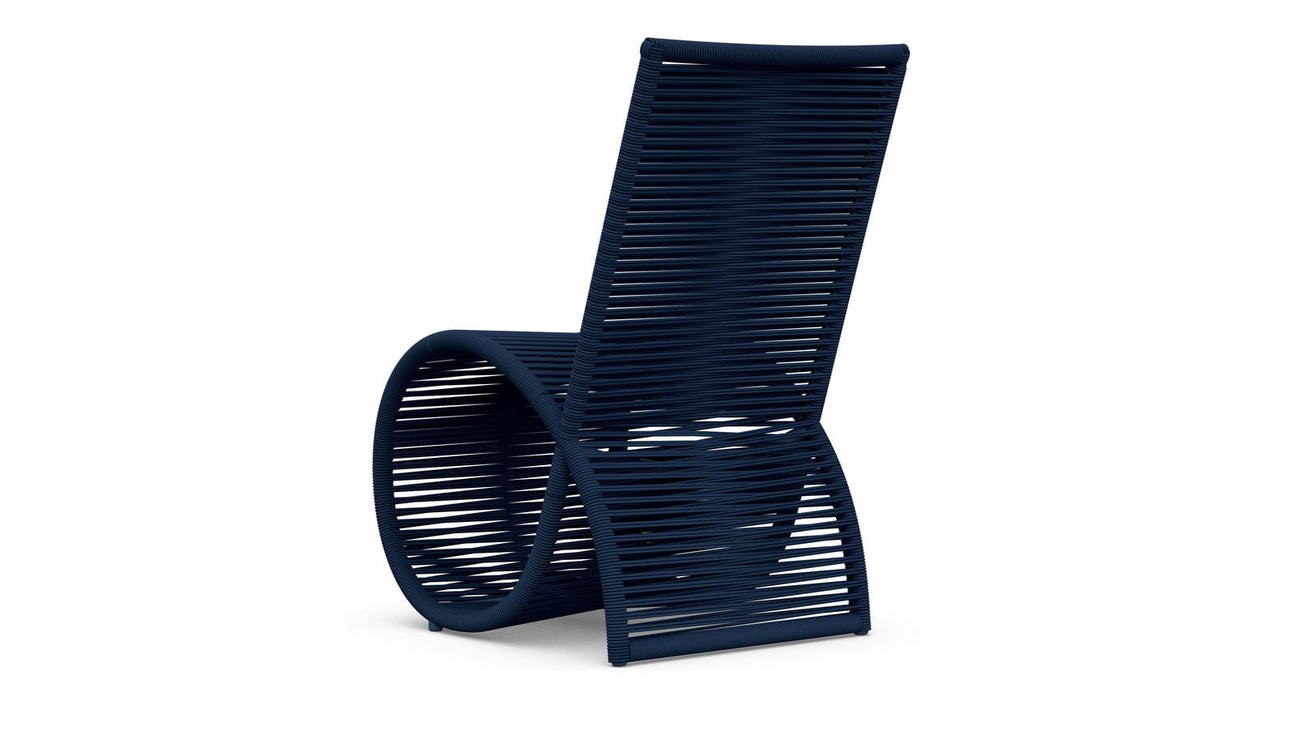 Wave Dining Chair (QTY 2) - Midnight Blue by Azurro Living