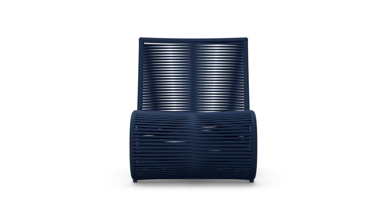 Wave Club Chair (QTY 2) - Midnight Blue by Azurro Living