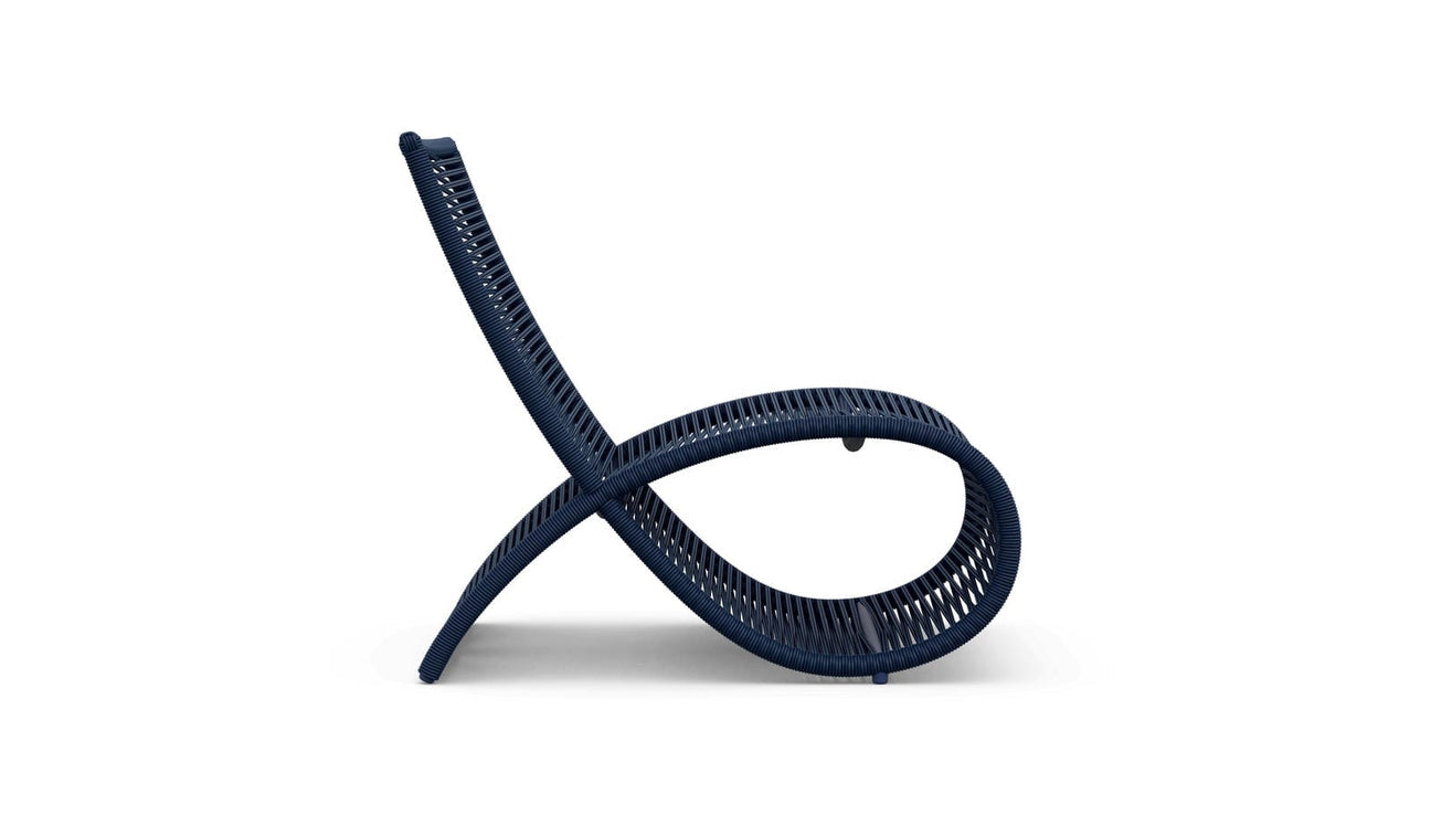 Wave Club Chair (QTY 2) - Midnight Blue by Azurro Living