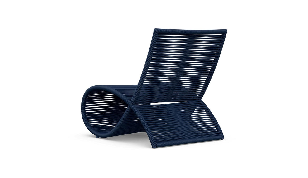 Wave Club Chair (QTY 2) - Midnight Blue by Azurro Living