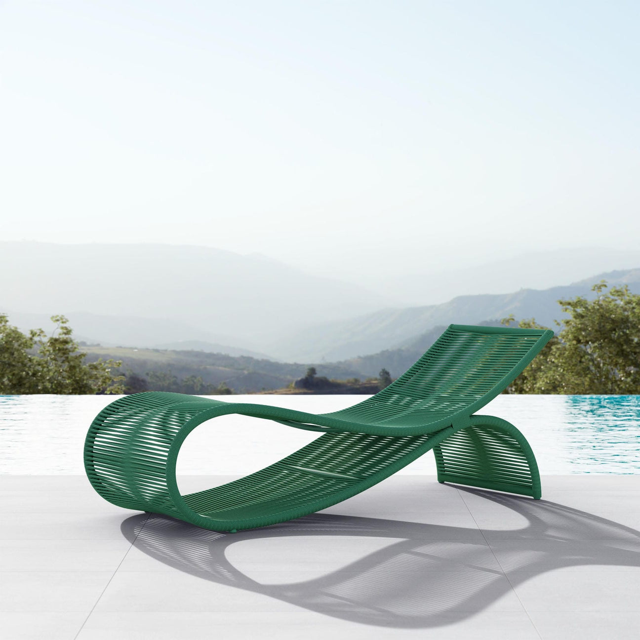 Wave Chaise Lounge - Hunter by Azurro Living
