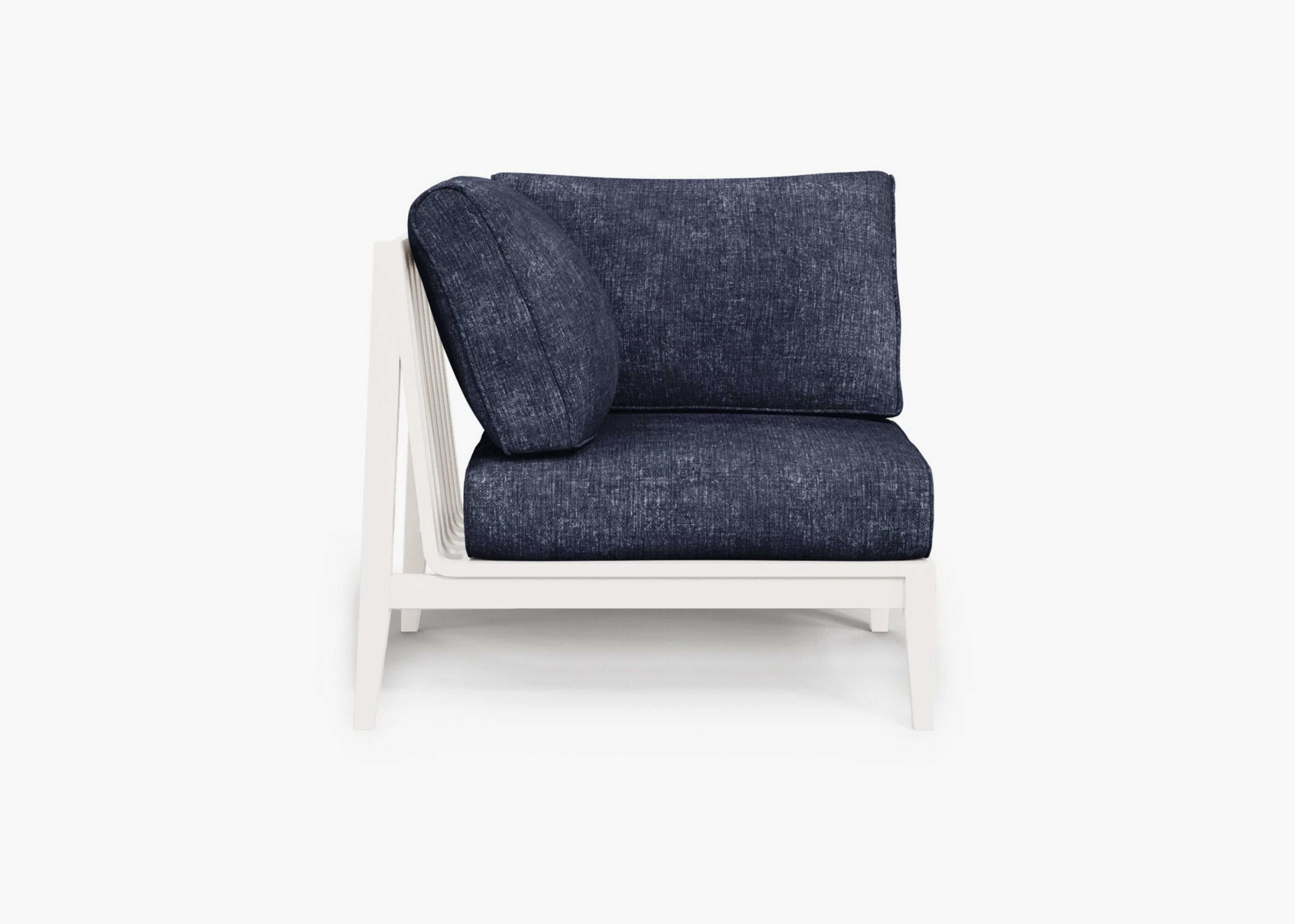 Aluminum Outdoor Right Corner Chair