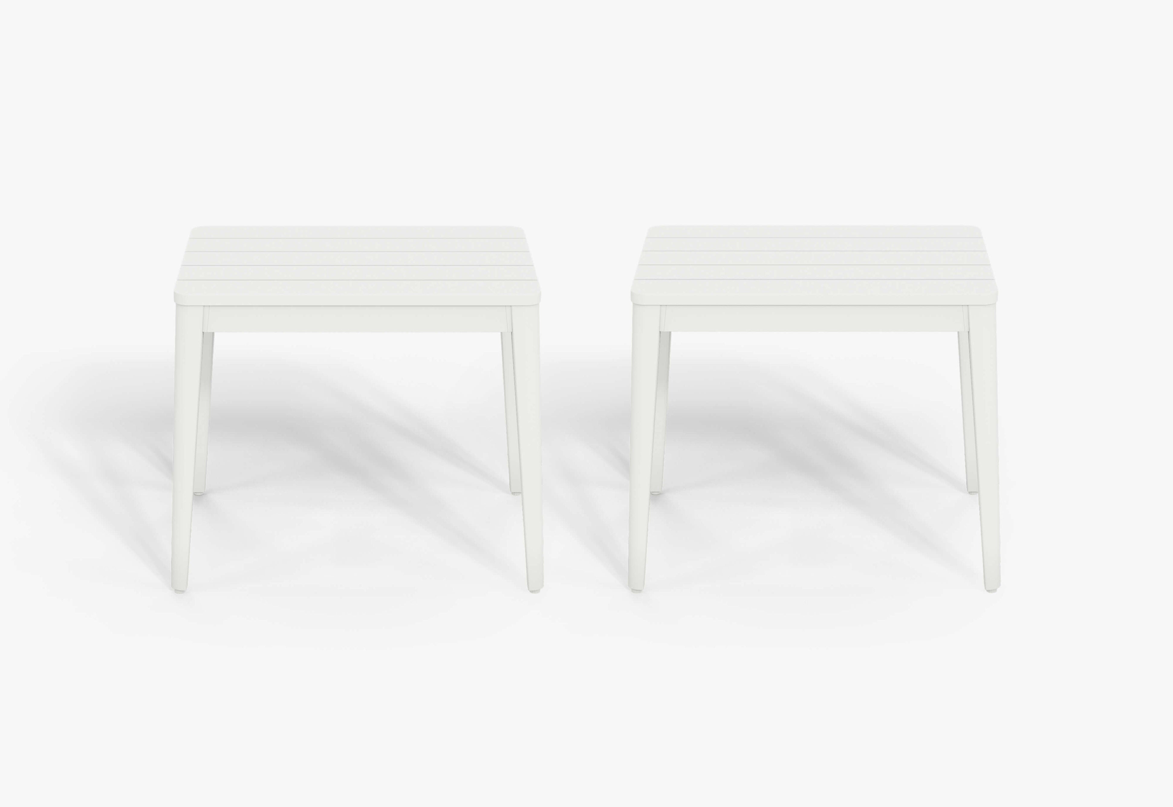 Aluminum Outdoor Side Table pair