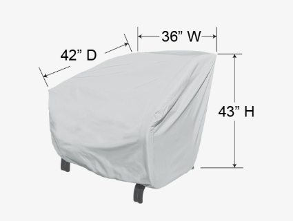 X-Large Lounge Chair Protective Cover By Treasure Garden 