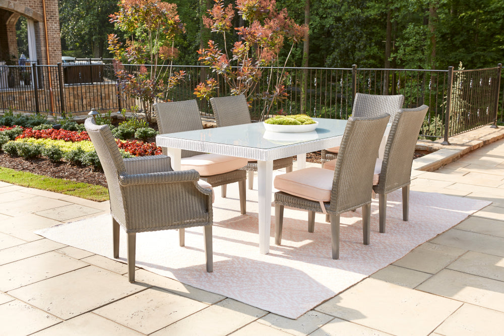 Hamptons Armless Dining Chair Replacement Cushion by Lloyd Flanders