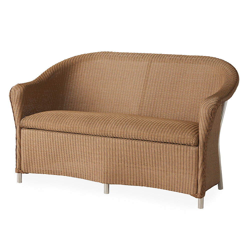 Reflections Loveseat with Padded Seat By Lloyd Flanders