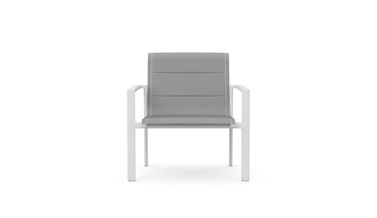 Amalfi Club Chair - White by Azurro Living