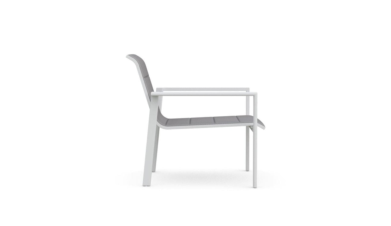 Amalfi Club Chair - White by Azurro Living