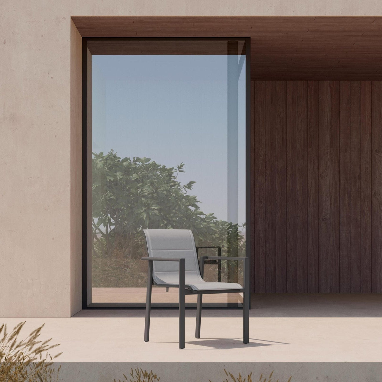 Amalfi Dining Chair - Charcoal by Azurro Living