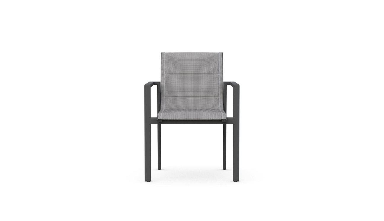 Amalfi Dining Chair - Charcoal by Azurro Living