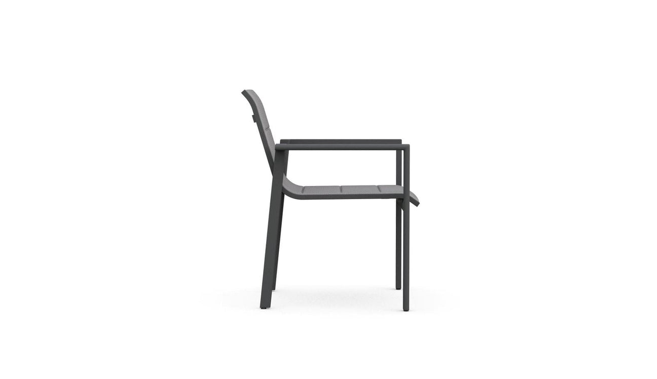 Amalfi Dining Chair - Charcoal by Azurro Living