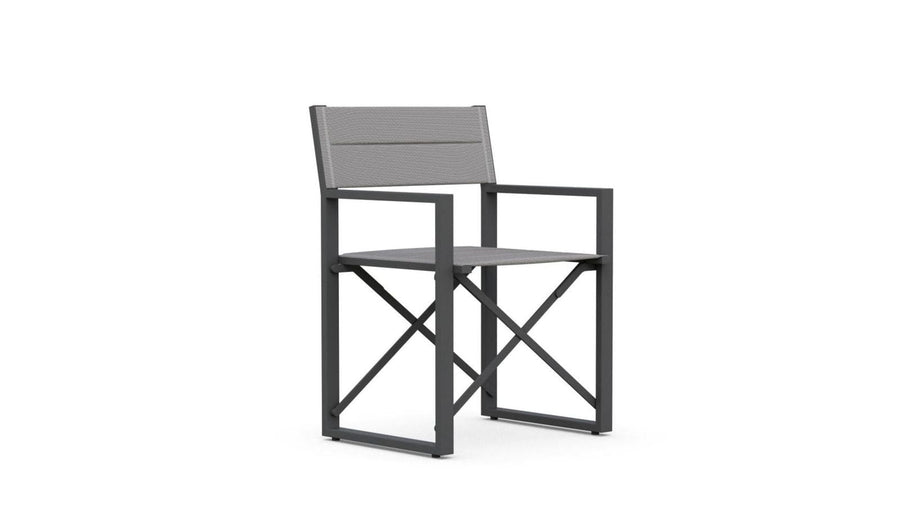 Amalfi Directors Chair - Charcoal by Azurro Living