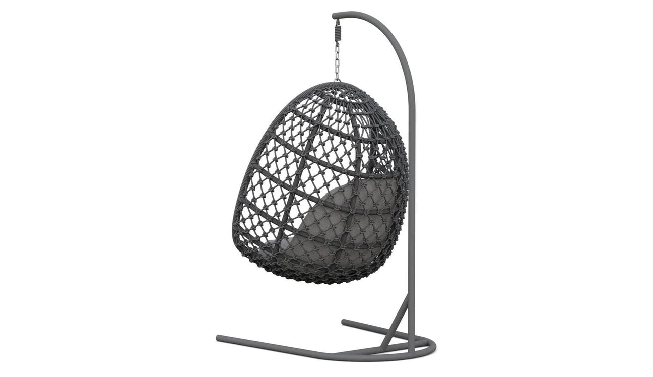 Amelia Hanging Chair - Ash by Azurro Living