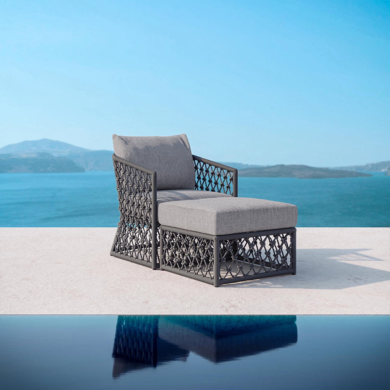 Amelia Ottoman - Ash by Azurro Living
