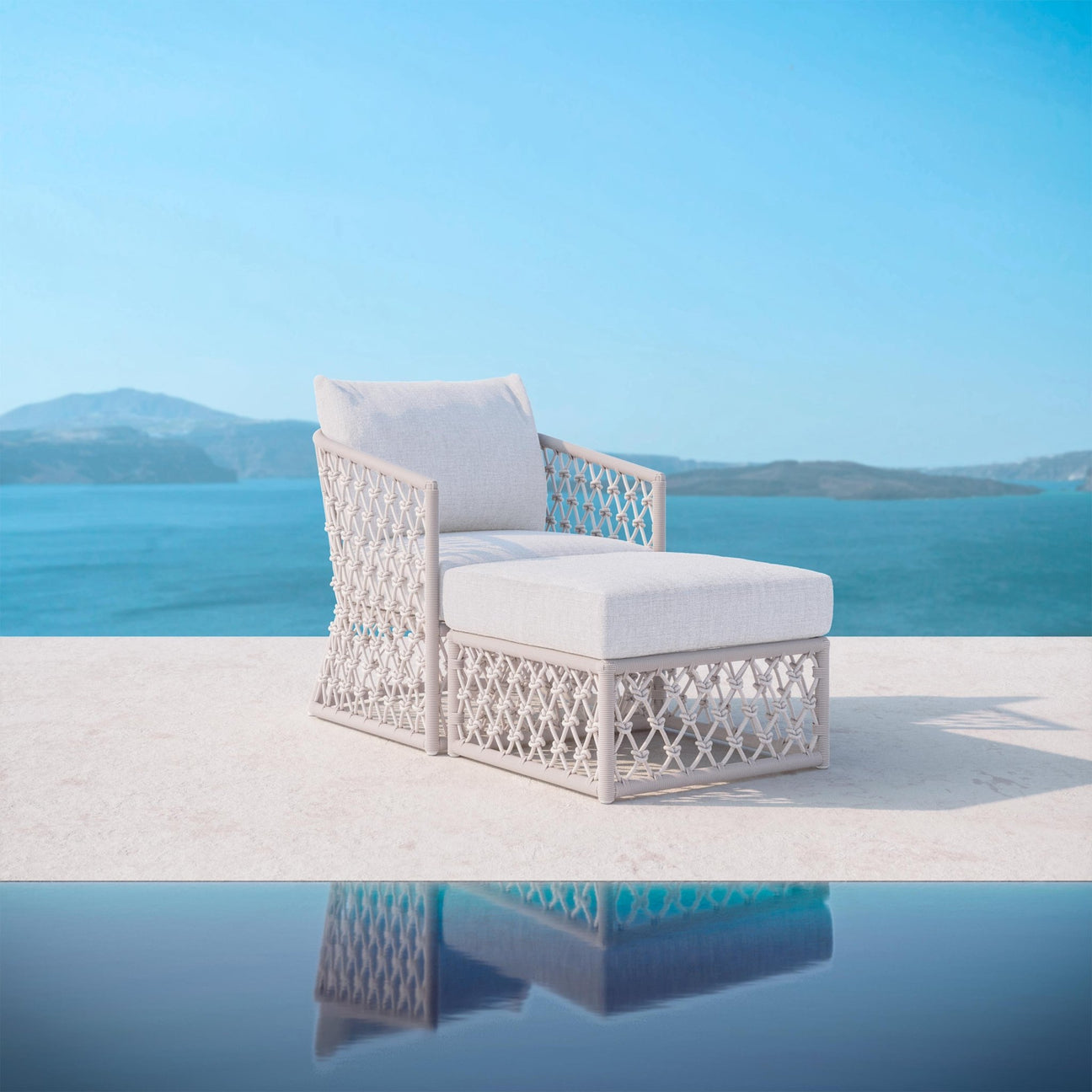 Amelia Ottoman - Sand by Azurro Living