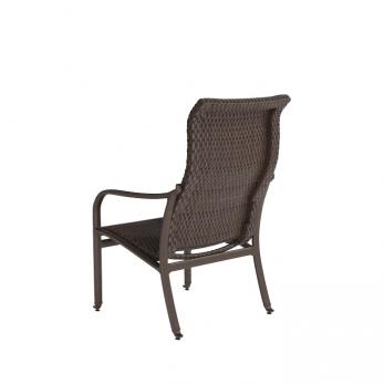 Andover Woven Bucket High Back Dining Chair by Tropitone