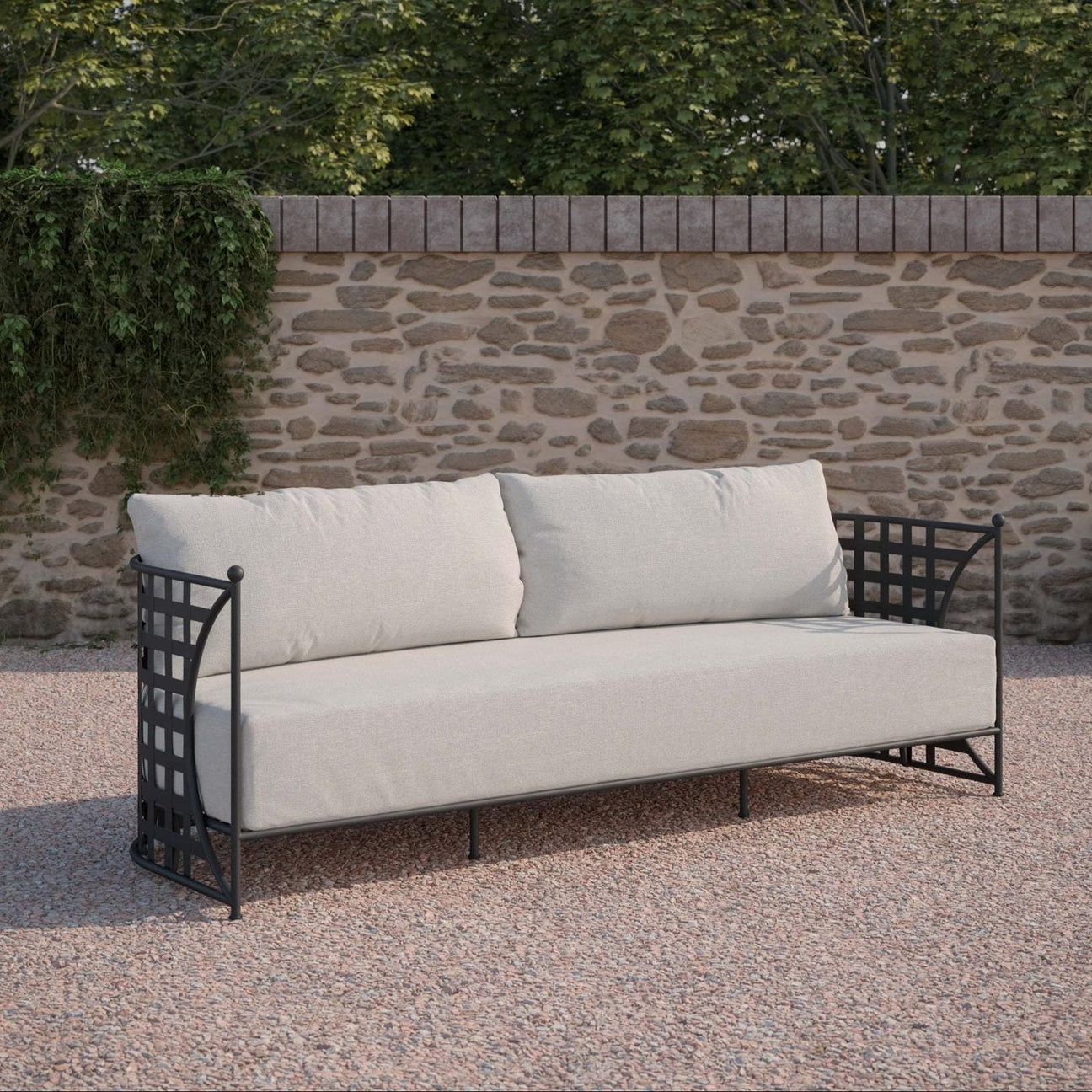 Athens 3 Seat Sofa by Azurro Living