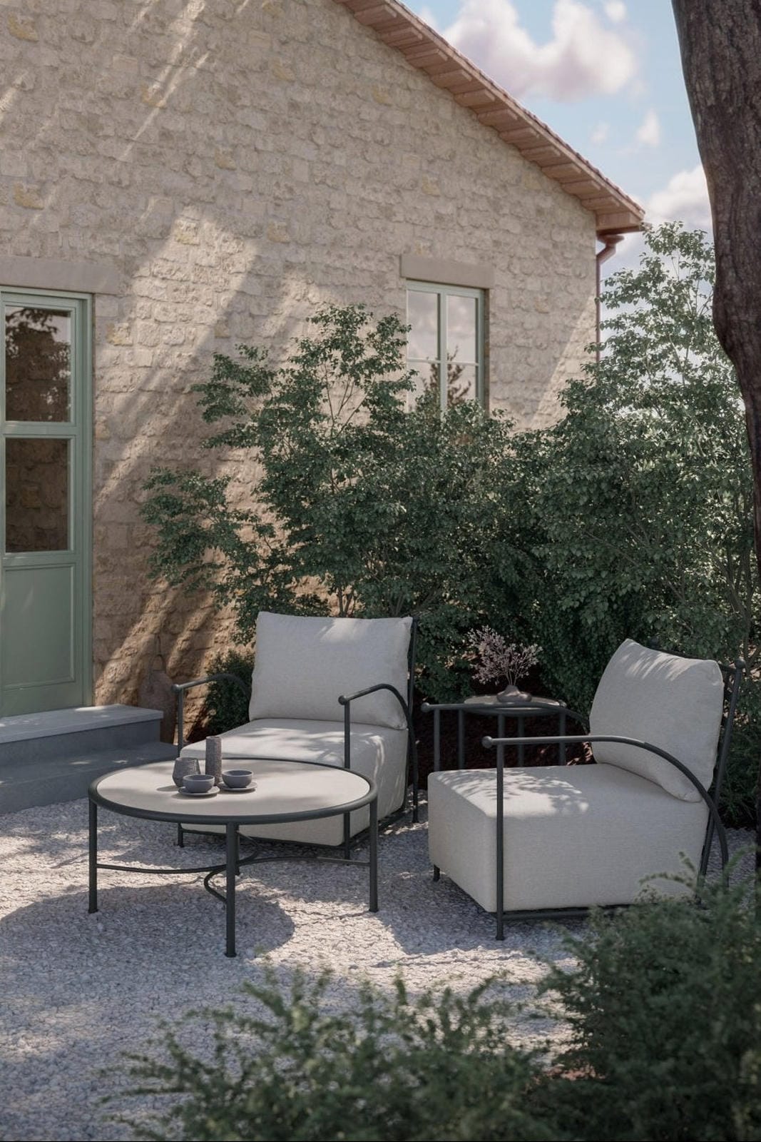 Athens High Back Club Chair by Azurro Living