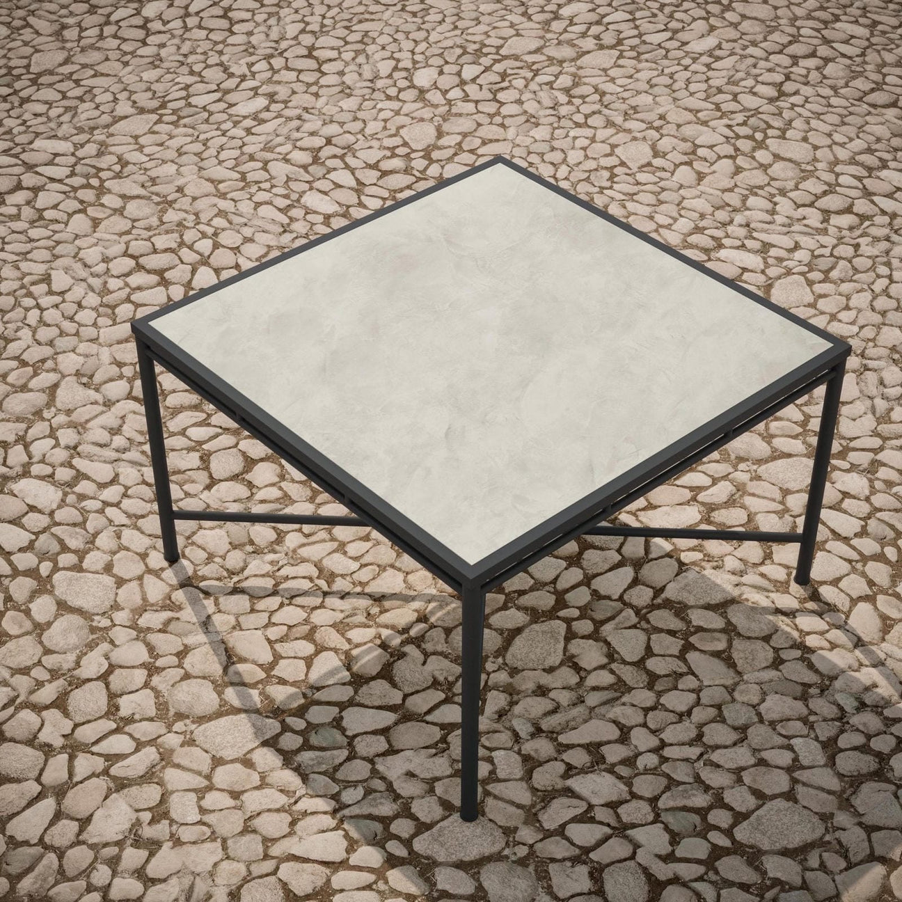 Athens 48" Square Dining Table Base Only by Azurro Living