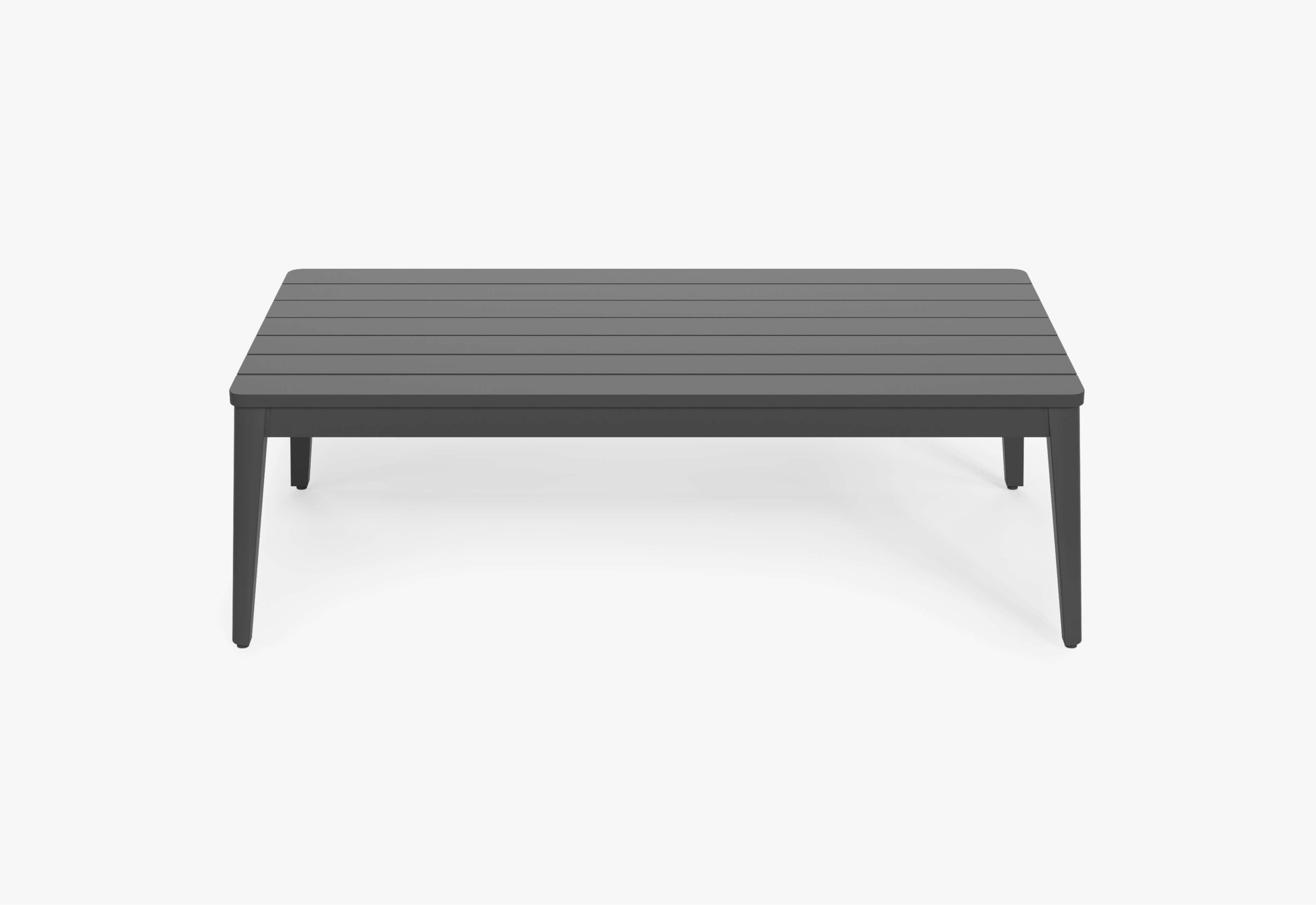 Rectangular Aluminum and OuterStone Coffee Table By Outer