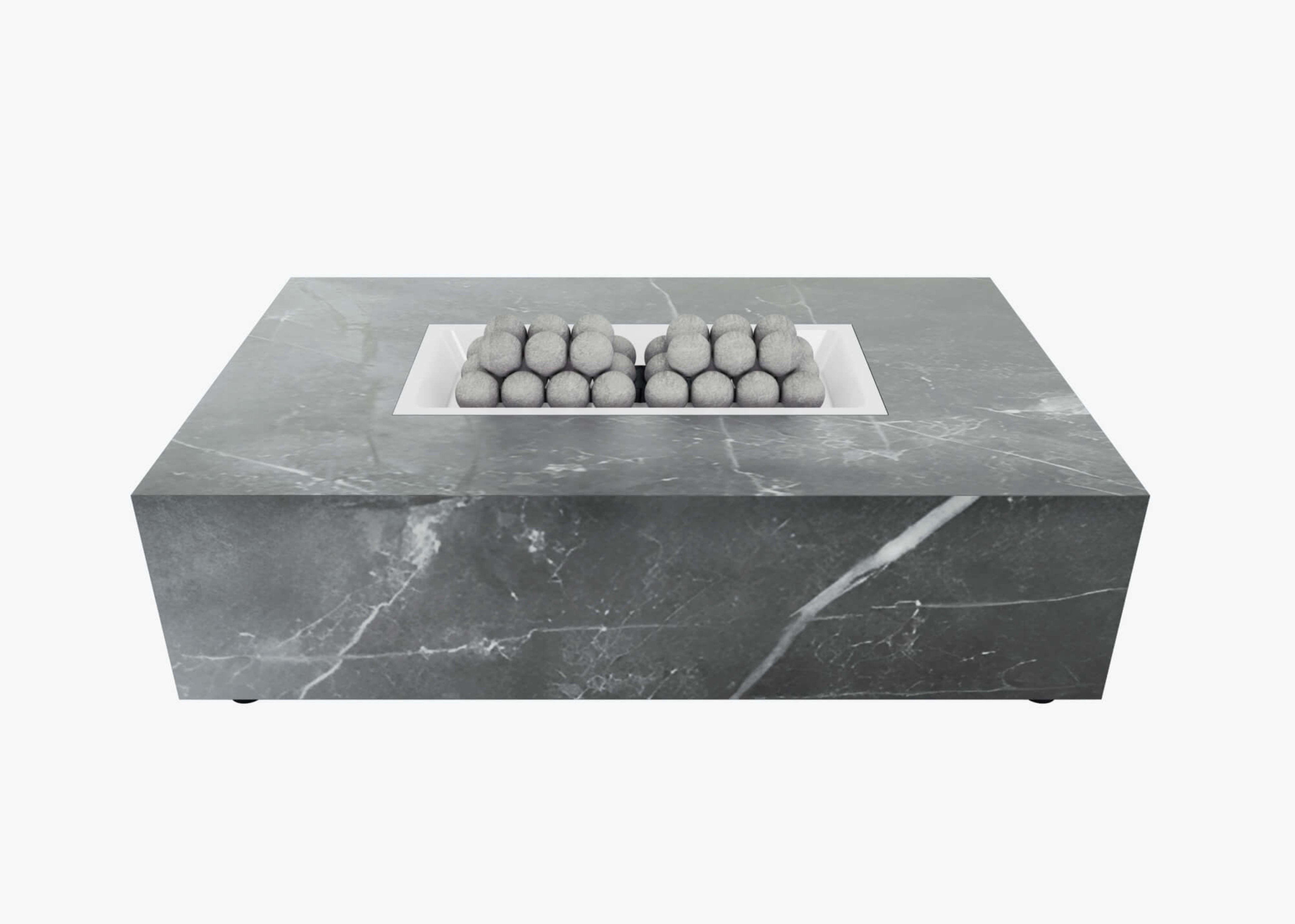 Rectangular Fire Pit Table By Outer
