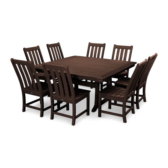 Vineyard 9-Piece Dining Set mahogany