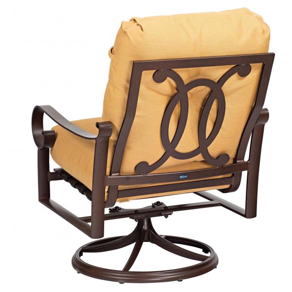 Belden Cushion Swivel Rocking Lounge Chair By Woodard