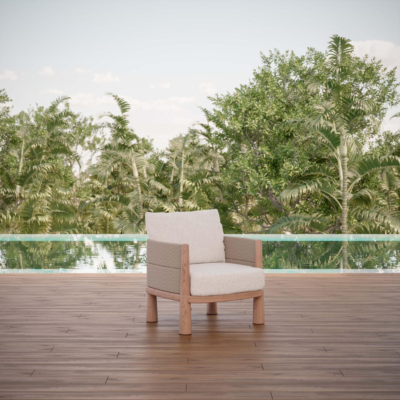 Biscayne Club Chair by Azurro Living