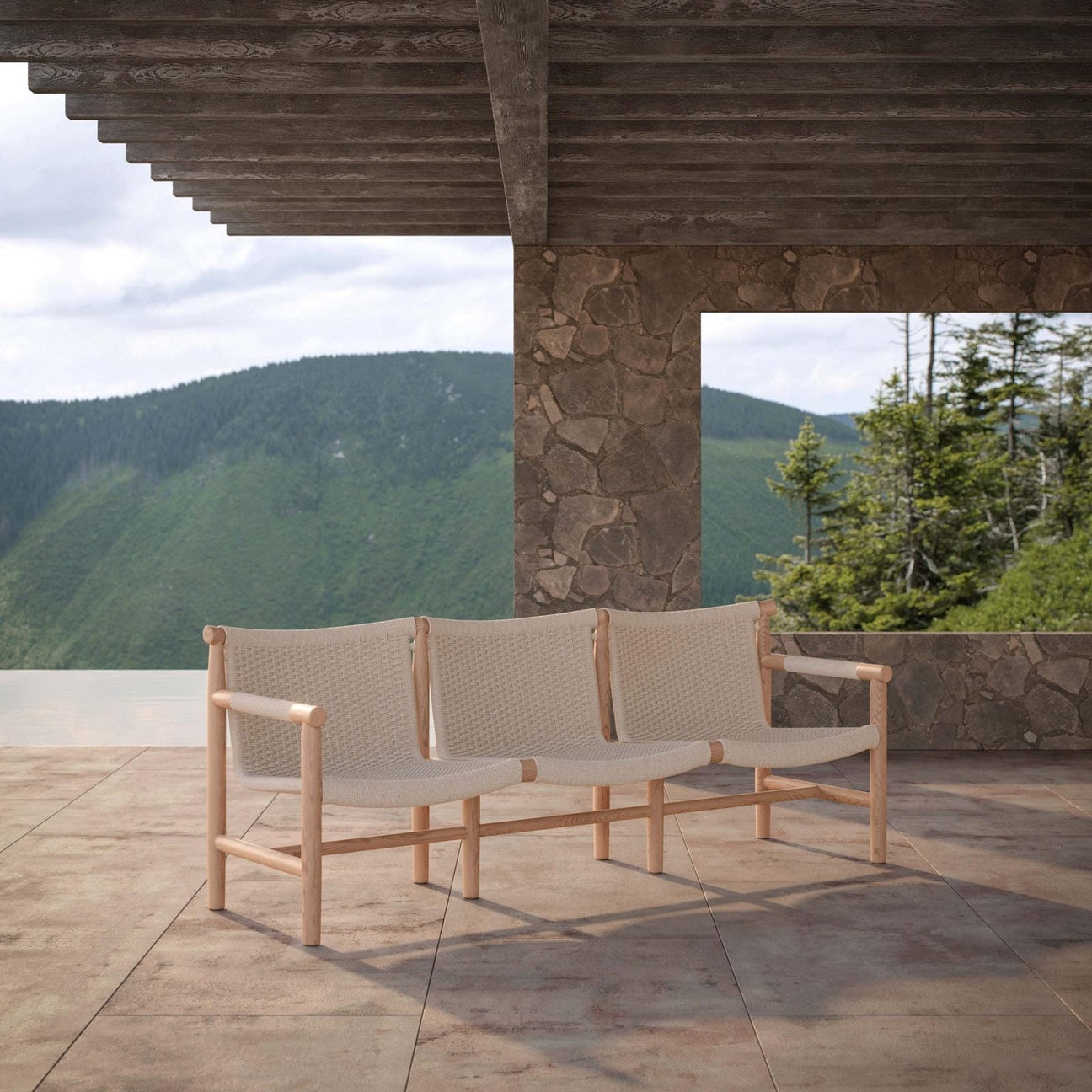 Boca 3 Seat Sofa by Azurro Living