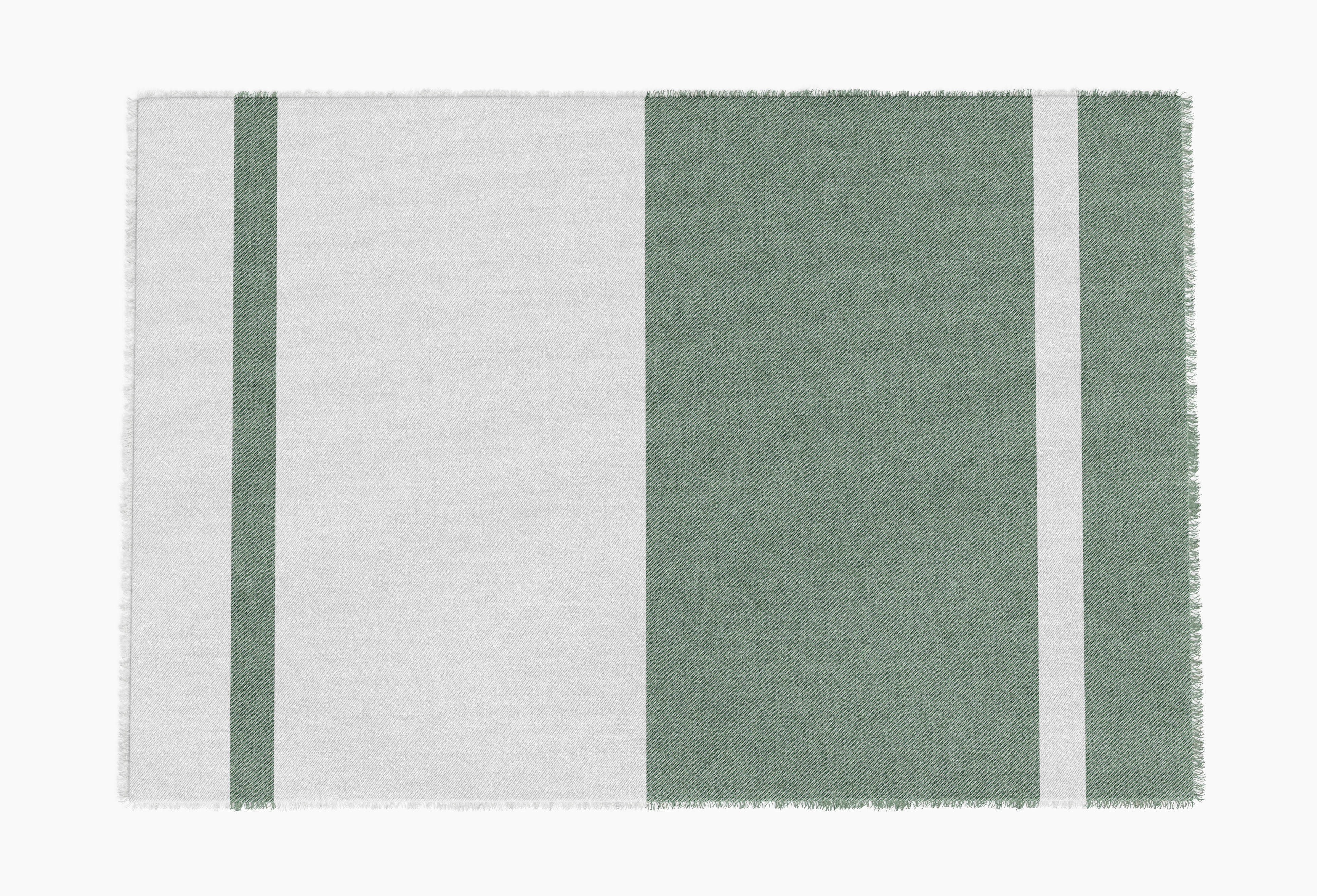 Bug Shield Outdoor Throw Blanket (Forest Green Colorblock) By Outer