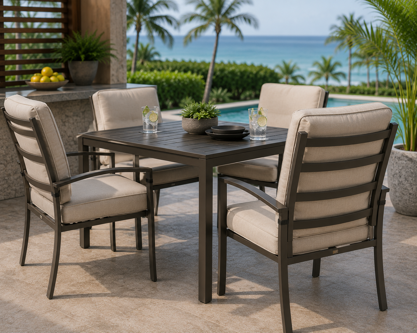Full Replacement Pad Strap Dining Chair by Tropitone