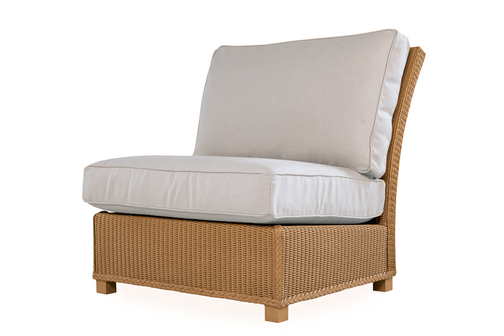 Hampton Armless Sectional By Lloyd Flanders - Thumbnail 4