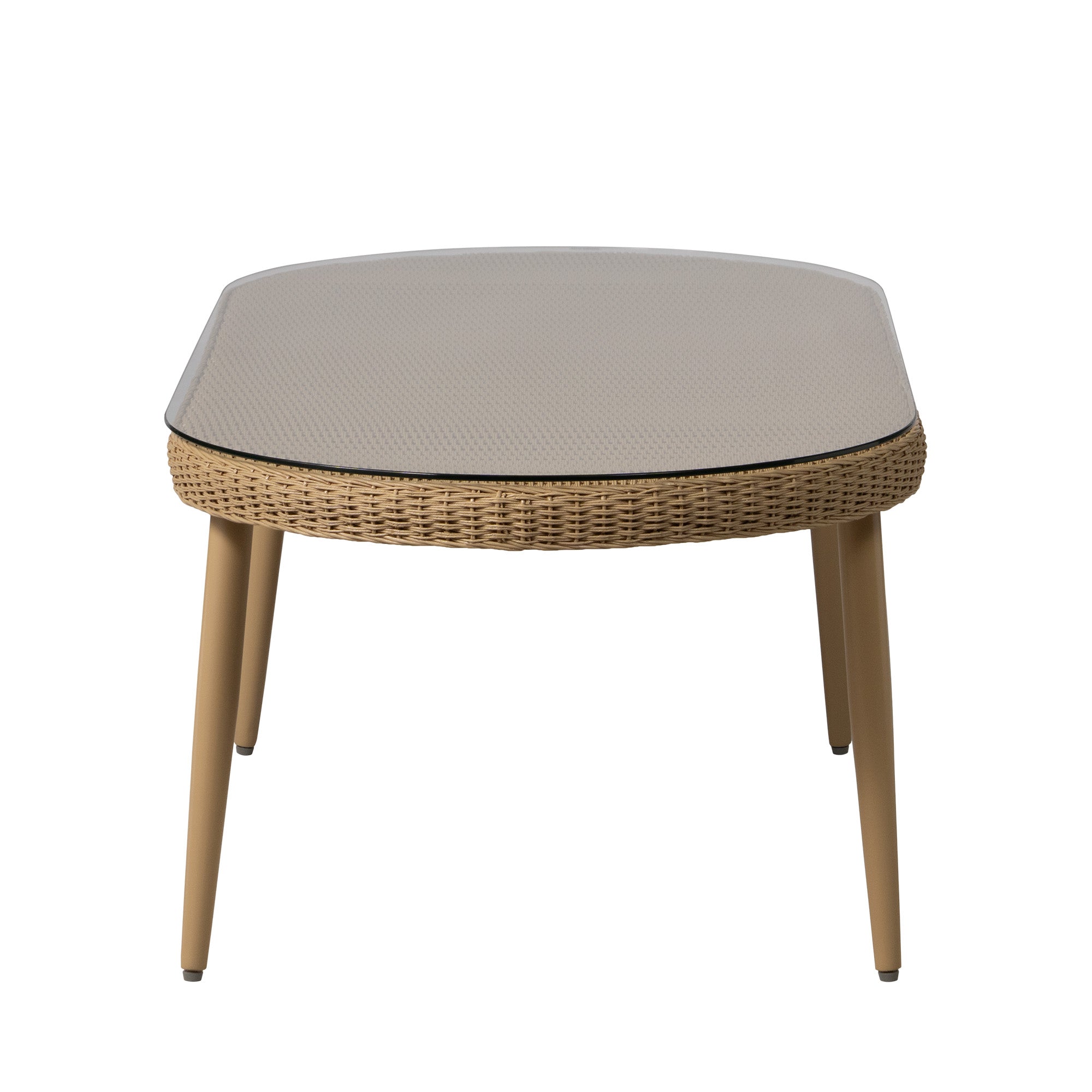 Cascade 48" Oval Cocktail Table by Lloyd Flanders